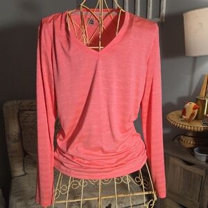 Apt. 9 Coral V-Neck Blouse